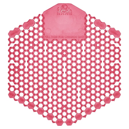 Fresh Products Wave 3D Urinal Deodorizer Screen, Spiced Apple Scent, Red, PK10 2WDS60SAP